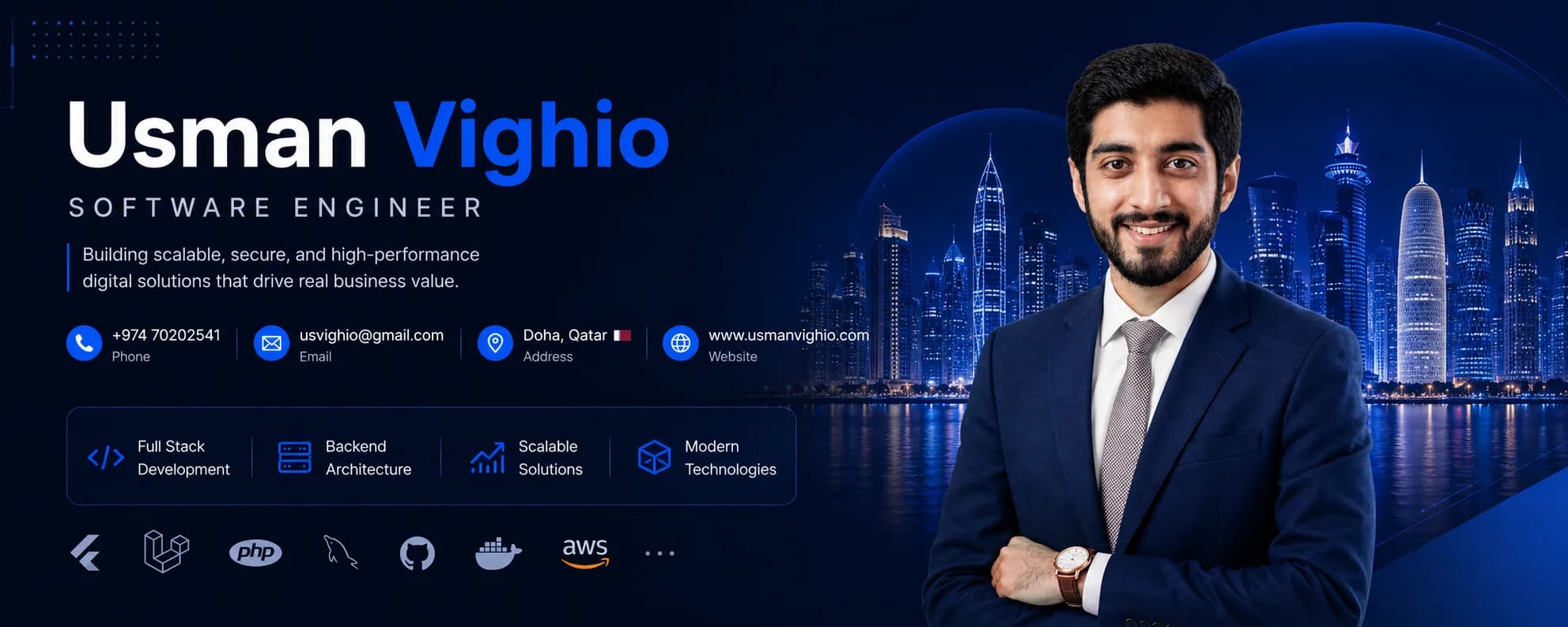 Senior Software Engineer based in Doha, Qatar
